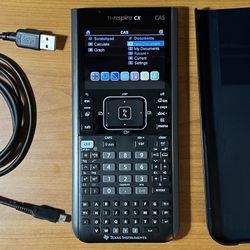 TI-Nspire CX CAS Graphing Calculator – Like New!