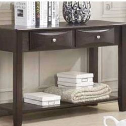 CONSOLE TABLE  MATERIAL/ COLOR  WOODEN TOP  NEW IN BOX ☎️ 1714586,2564 