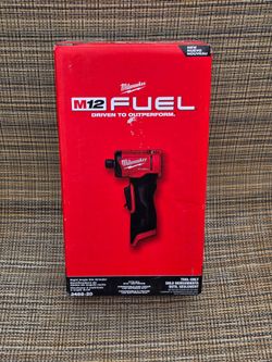 Milwaukee M12 FUEL 12V Lithium-Ion Brushless Cordless 1/4 in. Right Angle Die Grinder (Tool-Only)Brand New