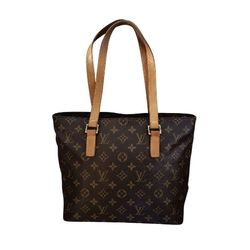100% Authentic Louis Vuitton Cabas Piano Shoulder Bag 