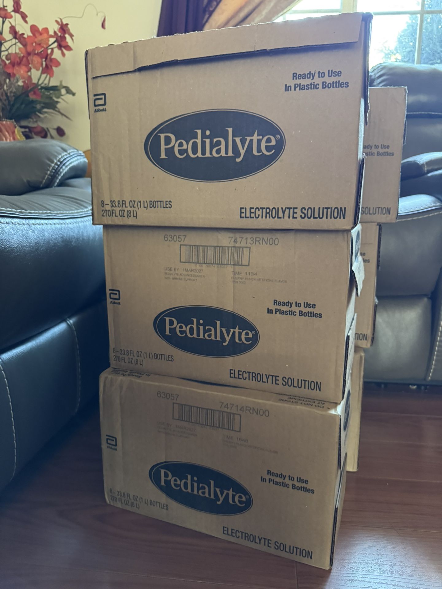 Brand New Pedialyte 1 Liter, 8 Count for Sale!