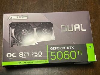 ASUS NVIDIA RTX 5060 Ti 8GB OC – GDDR7 Gaming GPU