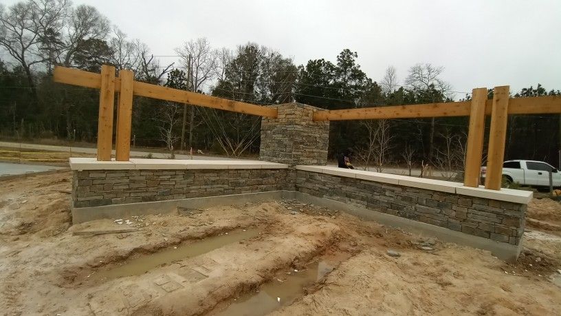 Brick And Stone Work Ladrillos Y Piedra