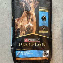 NEW! Purina® Pro Plan Large Breed Adult Dry Dog Food - Chicken & Rice 47lb bag
