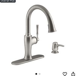 KOHLER Cardale Vibrant Stainless 1-Handle Pull-Down Kitchen Faucet