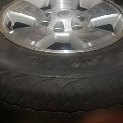 Toyota tacoma rims and tires half  life  Good  Conditions  You Can Take  Ill Look Before U Buy Them