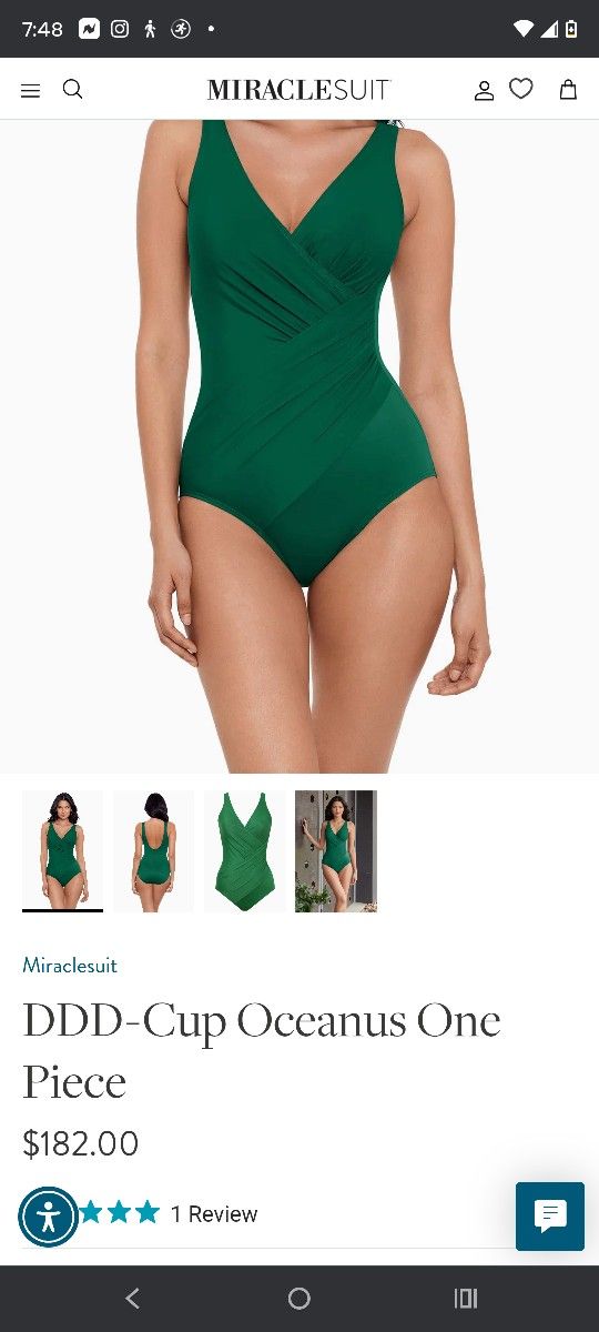 Green Bikini For Swimming 
