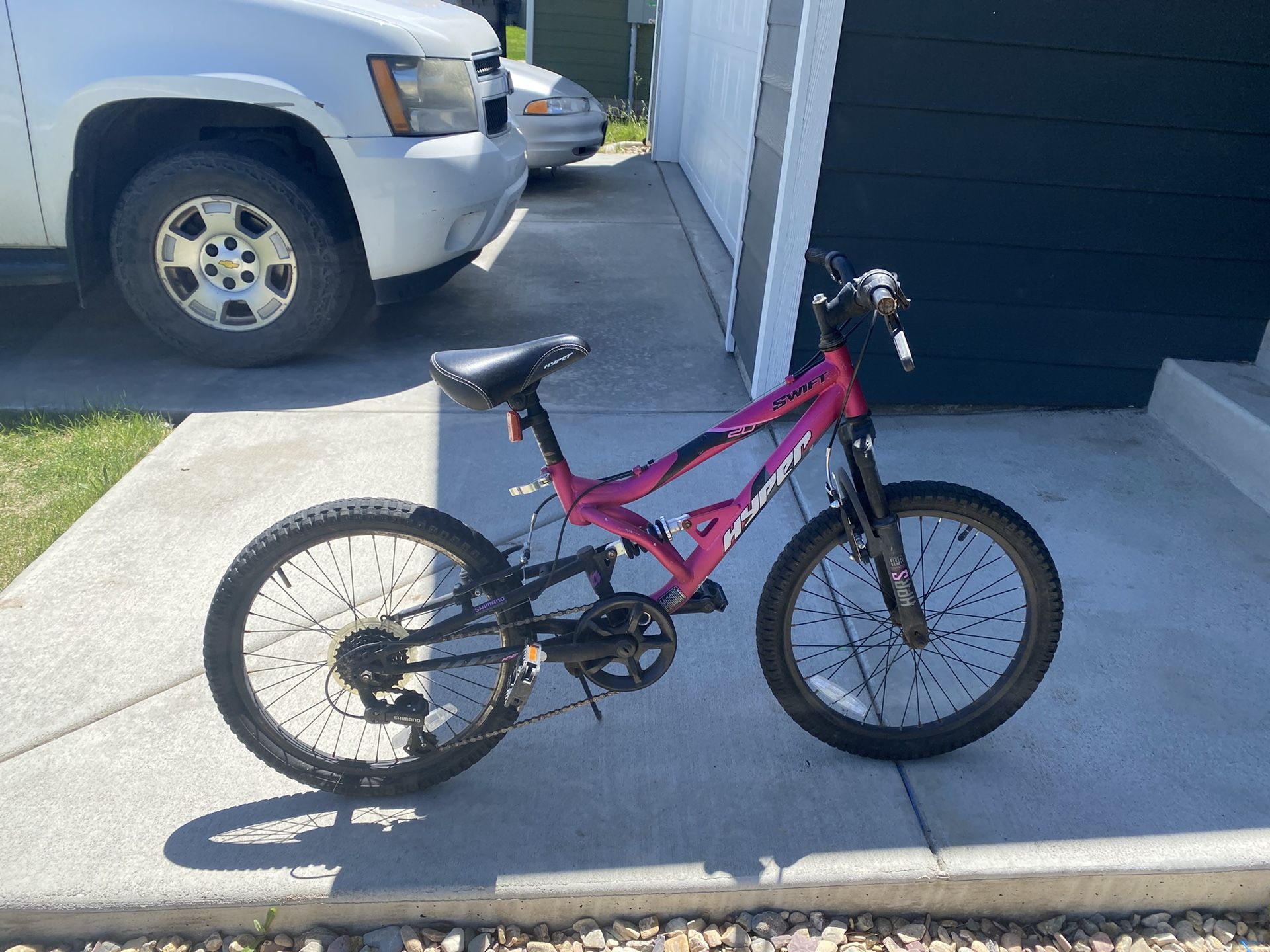 Pink 20” Bike