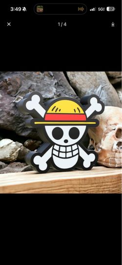 One Piece Straw Hat Jolly Roger LED light box