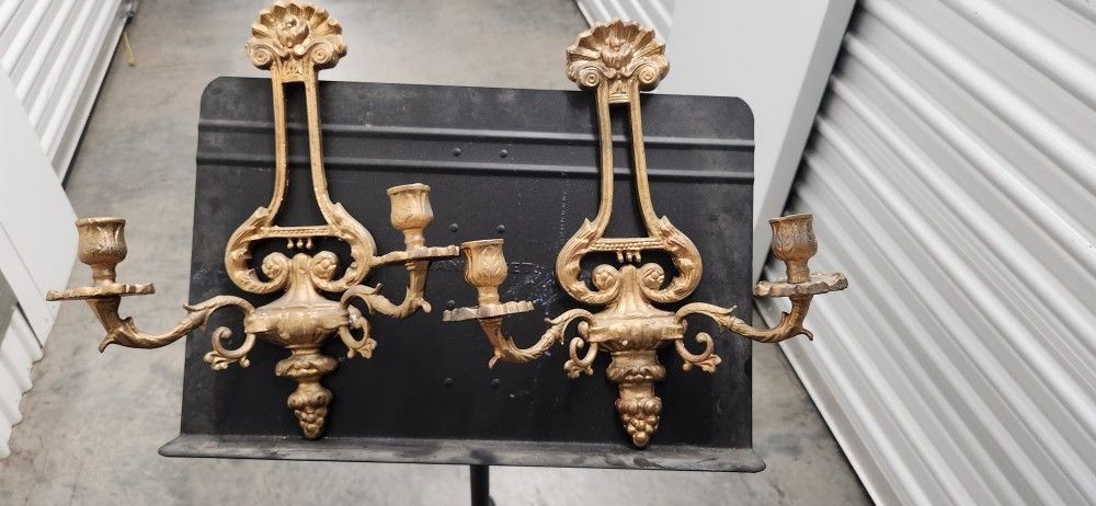 Vintage Neoclassical Style Wall Sconces