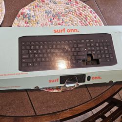 Surf oon . 104-Key Wireless Keyboard open box NO MOUSE! JUST THE NEW KEYBOARD ONLY! Pick Up Only I Live In Madera CA 