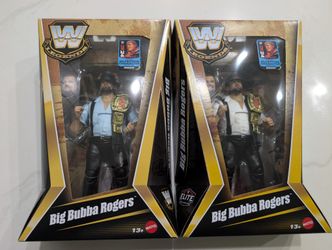 WWE Elite Legends Series 23 Big Bubba Rogers Big Boss Man Lot of 2 with Chase