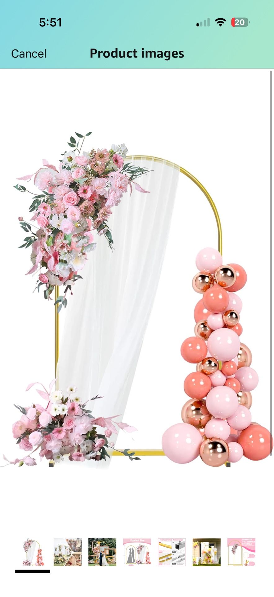 Golden Arch 6.6 feet