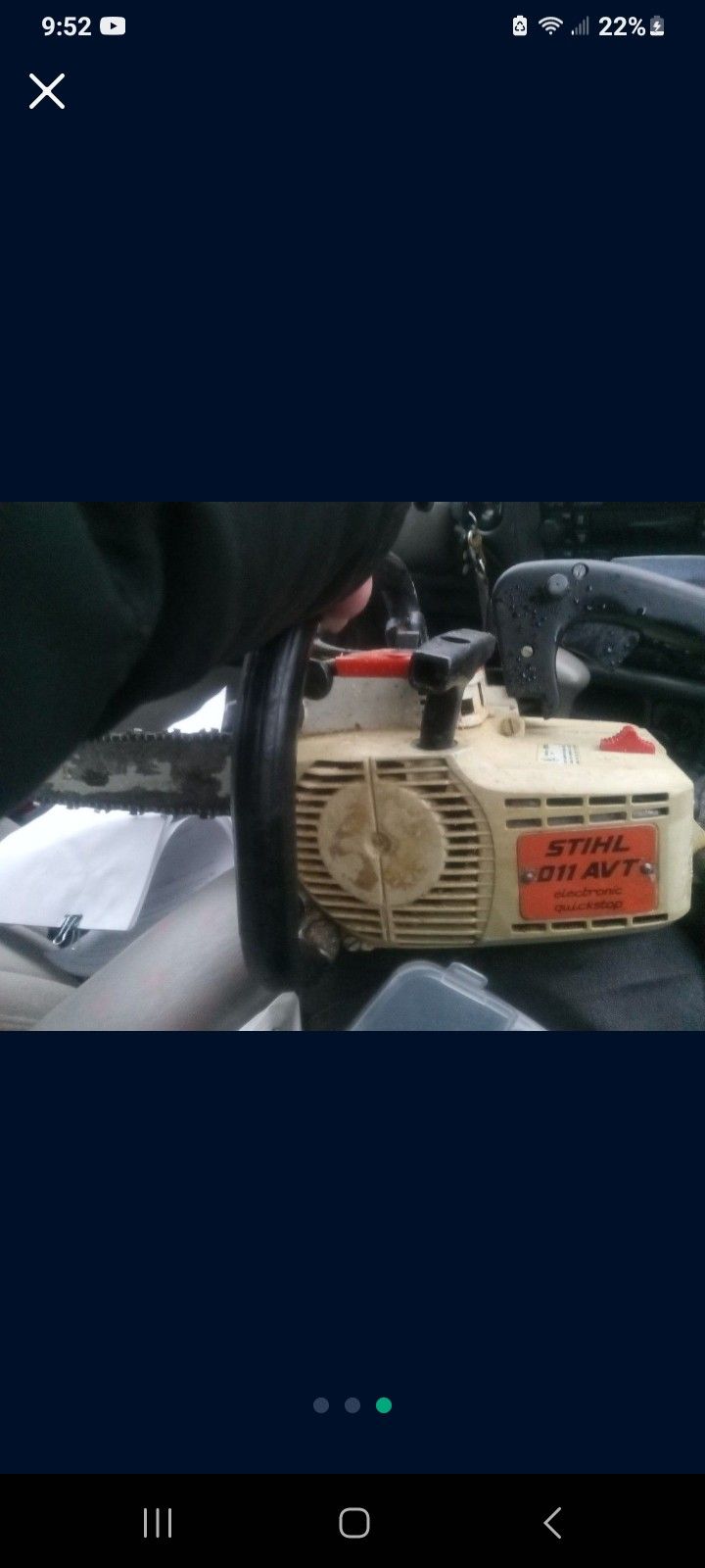 Stihl 011 Atv Chainsaw
