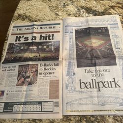 Dbacks Opening Day Extra Edition Az Republic