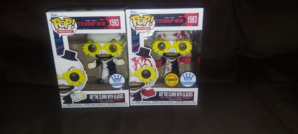 Terrifier Art The Clown With Glasses Funko Exclusive Chase🔥🔥🔥