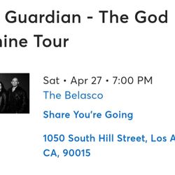 Blind Guardian Ticket - The God Machine Tour (Ticketmaster)