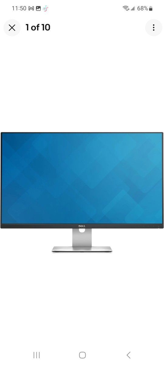 Dell S2715H S-Series 27" Monitor with Stand and AC Adapter.