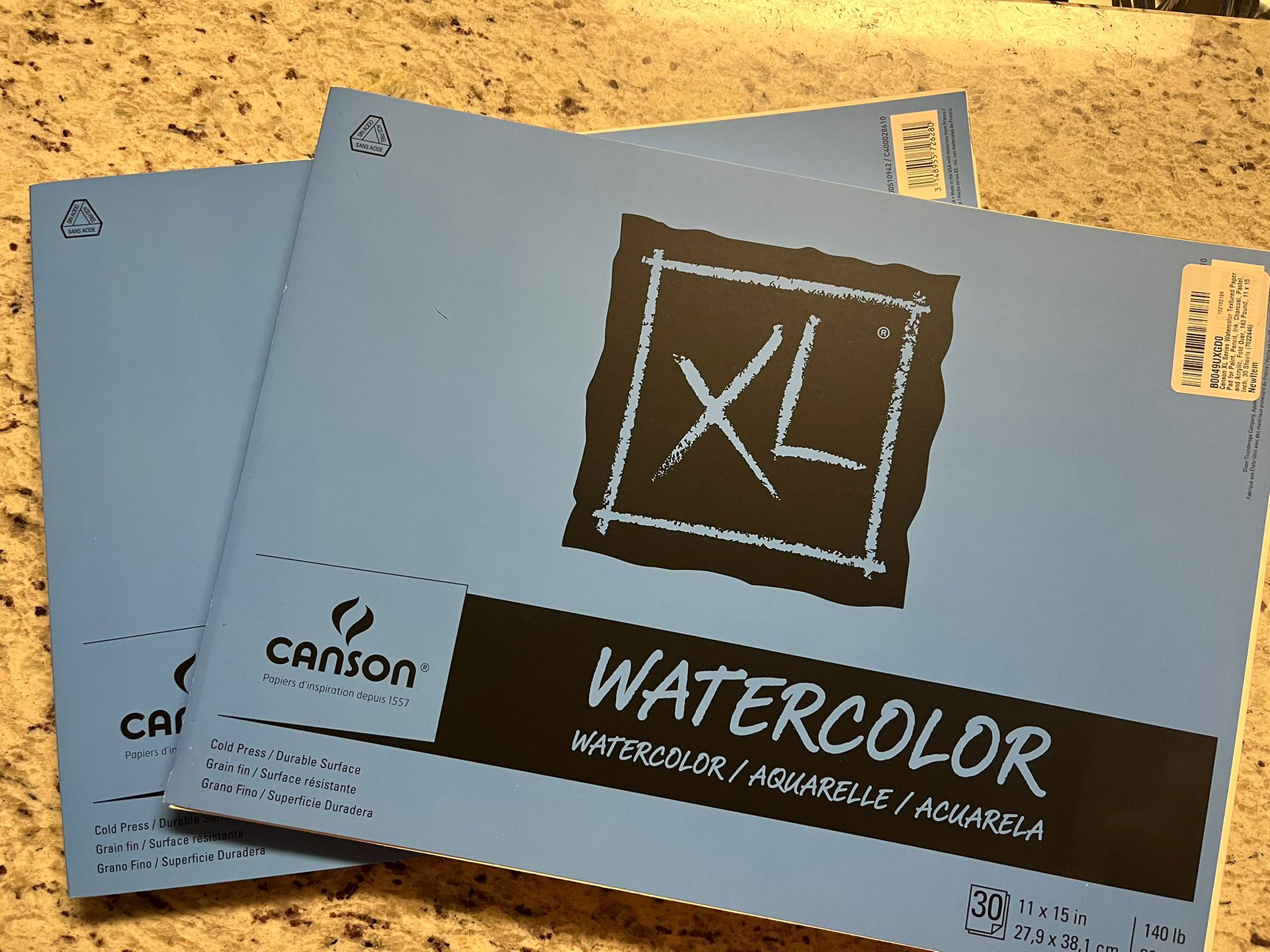 Brand New Watercolor Paper Pads