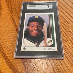 Ken Griffey Jr. Rookie Card Graded 