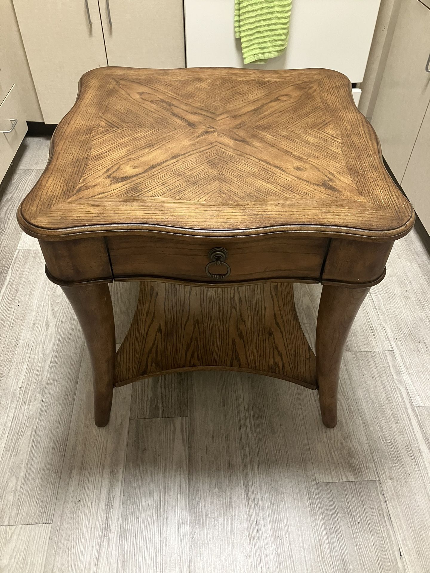 Wood End Table