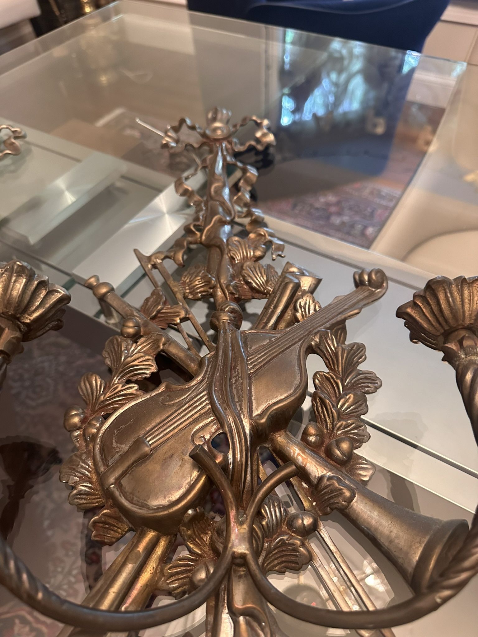 VINTAGE CANDLE HOLDERS | METAL WALL SCONCEs