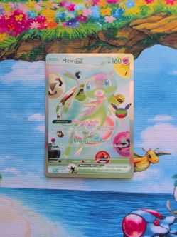 Mew ex 158/128 Pokémon Card Secret Rare 30th Celebrations
