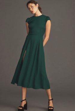 Reformation Emerald Dress