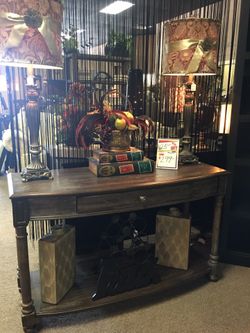 Model Home Furniture Gorgeous Weathered Console Table