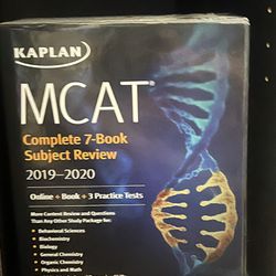 Kaplan MCAT Subject Review Books 2019-2020