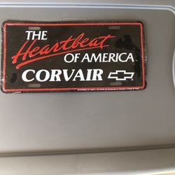 Chevy CORVAIR Plate
