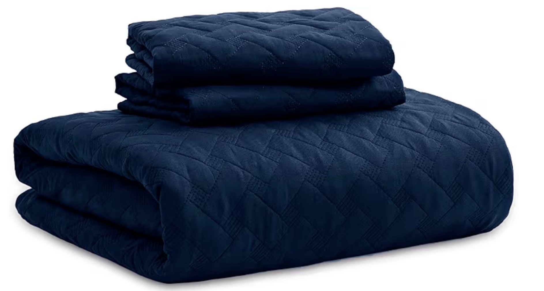 California King Coverlet Navy