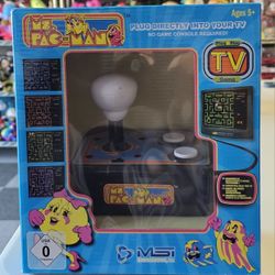 Ms. PACMAN Plug and Play Classic Arcade TV Game MSI Entertainment 1993 BRAND NEW
