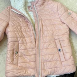 Michael Korrs Pink Puffer Jacket