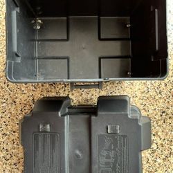 4 Used Battery Boxes