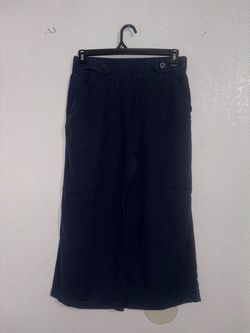 Navy Blue Linen Pants