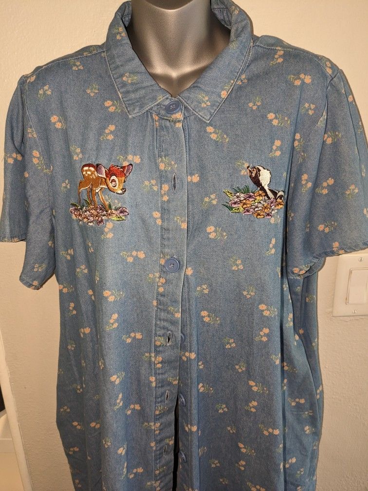 Disney Bambi Shirt/Dress XL