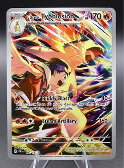 Pokémon TCG Ethan's Typhlosion 190/182 Sv10 Full Art Holo