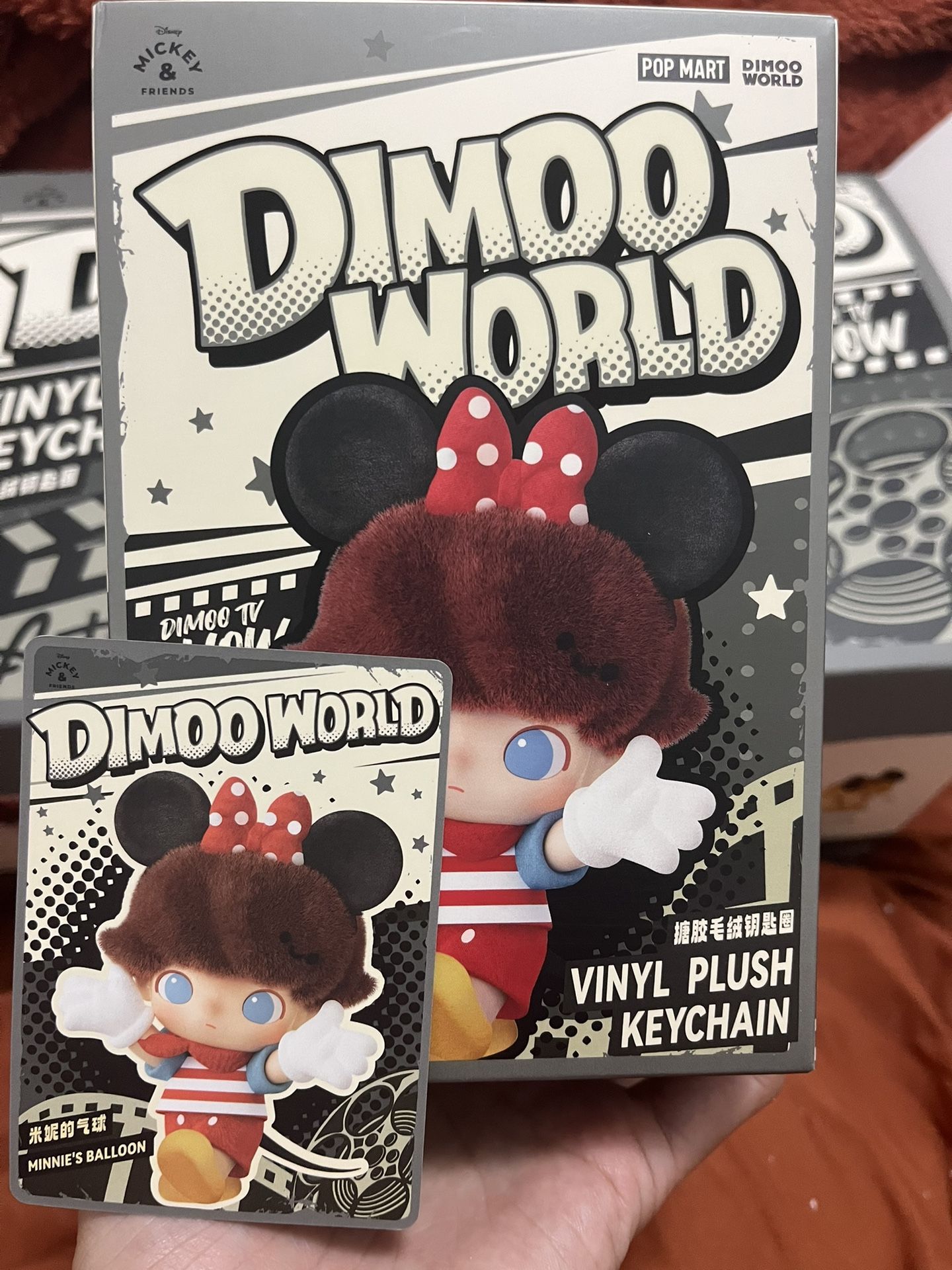 dimoo world - minnie and donald