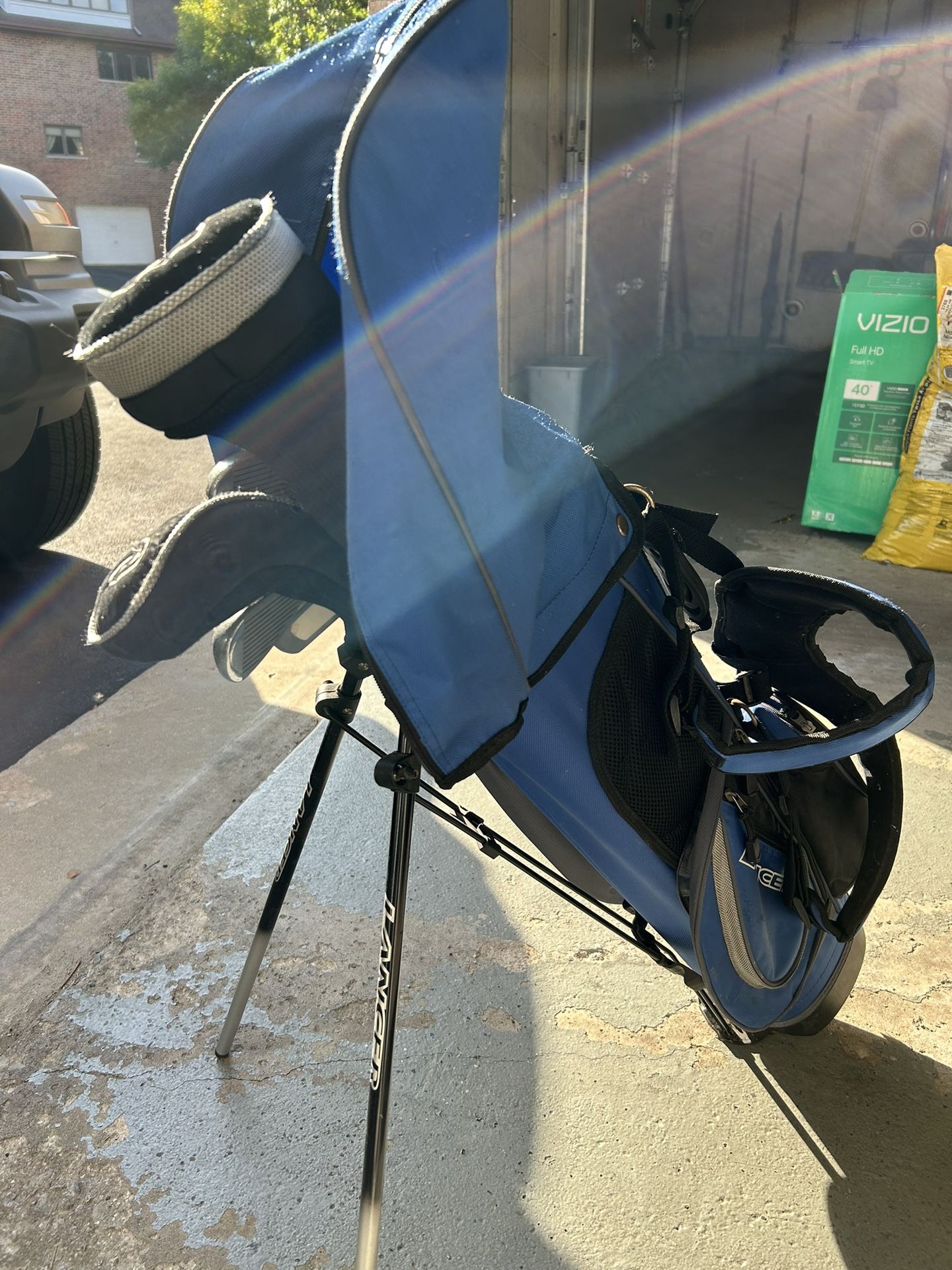 Jr Lefty Golf Clubs With Bag