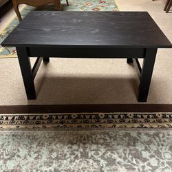 Black Coffee  Wood Table
