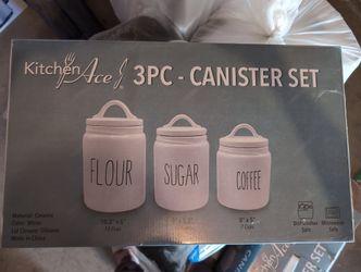 3 Piece Canister Set