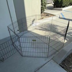 New In Box 24x24 Inch Tall x 8 Panels Mesh Metal Wire Exercise Dog Pet Cage Playoen Fence Kennel 