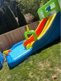 Basically  new water slide