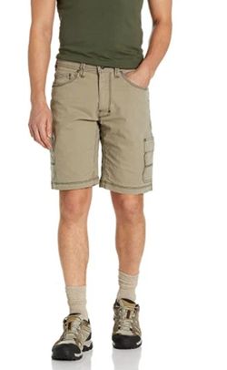 prAna Murray Relaxed Fit Short SIZE 30 Dark Khaki
