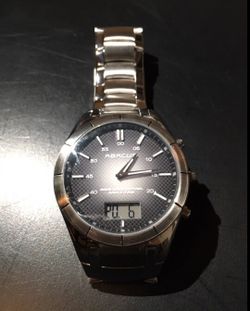 FOSSIL ABACUS WATCH Atomic Clock Radio Wave Control