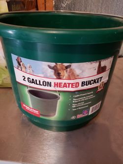 Heated bucket