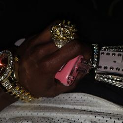 Solid Gold Ring And Watch Set