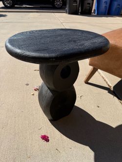 Black accent table