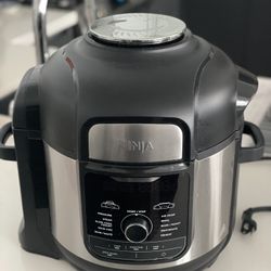 Ninja Foodi 8-qt. 9-in-1 Deluxe XL Pressure Cooker & Air Fryer, Black Stainless Steel